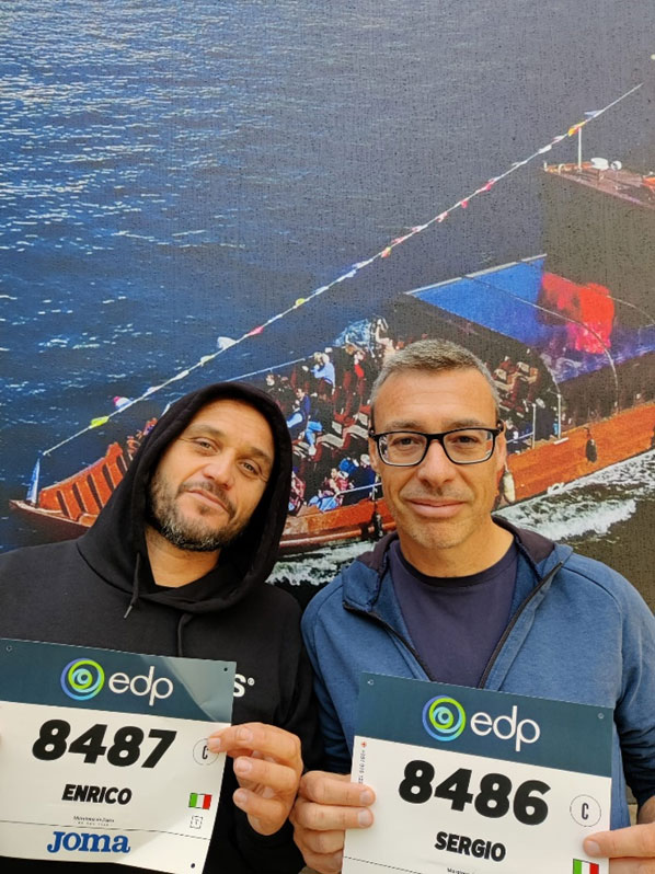 Maratona di Porto 2023 Legnaro Enrico e Colombi Sergio